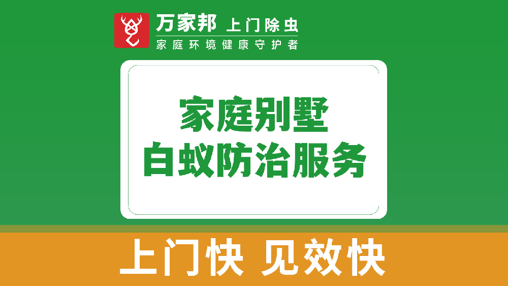 家庭别墅白蚁防治